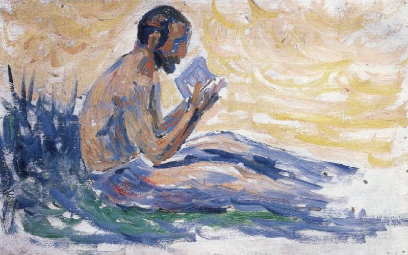 Paul Signac man reading